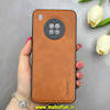 قاب گوشی Huawei Y9A هوآوی اورجینال برند DADOO دادوو 2026 طرح دوخت HARD چرمی محافظ لنزدار عسلی کد 90944