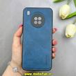 قاب گوشی Huawei Y9A هوآوی اورجینال برند DADOO دادوو 2026 طرح دوخت HARD چرمی محافظ لنزدار آبی فولادی کد 90947