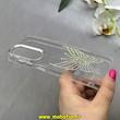 قاب گوشی Galaxy A16 سامسونگ اورجینال یونیک کیس Unique Case لاکچری شفاف نگین دار کرومی طرح پروانه کد 90965