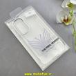 قاب گوشی Galaxy A26 سامسونگ اورجینال یونیک کیس Unique Case لاکچری شفاف نگین دار کرومی طرح پروانه کد 90969