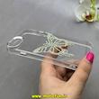 قاب گوشی iPhone 7 / iPhone 8 / iPhone SE 2020 / iPhone SE 2022 آیفون اورجینال یونیک کیس Unique Case لاکچری شفاف نگین دار کرومی طرح پروانه کد 90977