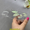 قاب گوشی iPhone 11 آیفون اورجینال یونیک کیس Unique Case لاکچری شفاف نگین دار کرومی طرح پروانه کد 90980