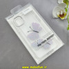 قاب گوشی iPhone 11 Pro Max آیفون اورجینال یونیک کیس Unique Case لاکچری شفاف نگین دار کرومی طرح پروانه کد 90983