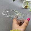 قاب گوشی iPhone 12 / iPhone 12 Pro آیفون اورجینال یونیک کیس Unique Case لاکچری شفاف نگین دار کرومی طرح پروانه کد 90984