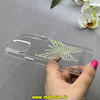 قاب گوشی iPhone 12 Pro Max آیفون اورجینال یونیک کیس Unique Case لاکچری شفاف نگین دار کرومی طرح پروانه کد 90986