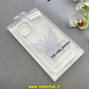 قاب گوشی iPhone 12 Pro Max آیفون اورجینال یونیک کیس Unique Case لاکچری شفاف نگین دار کرومی طرح پروانه کد 90986