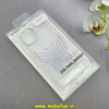 قاب گوشی iPhone 13 / iPhone 14 آیفون اورجینال یونیک کیس Unique Case لاکچری شفاف نگین دار کرومی طرح پروانه کد 90988