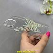 قاب گوشی iPhone 15 آیفون اورجینال یونیک کیس Unique Case لاکچری شفاف نگین دار کرومی طرح پروانه کد 90995