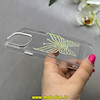 قاب گوشی iPhone 15 Pro Max آیفون اورجینال یونیک کیس Unique Case لاکچری شفاف نگین دار کرومی طرح پروانه کد 90998