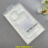 قاب گوشی iPhone 16 Pro آیفون اورجینال یونیک کیس Unique Case لاکچری شفاف نگین دار کرومی طرح پروانه کد 91003