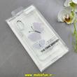 قاب گوشی iPhone X / iPhone XS آیفون اورجینال یونیک کیس Unique Case لاکچری شفاف نگین دار کرومی طرح پروانه کد 91006