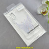 قاب گوشی iPhone X / iPhone XS آیفون اورجینال یونیک کیس Unique Case لاکچری شفاف نگین دار کرومی طرح پروانه کد 91008