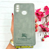 قاب گوشی Galaxy A10S سامسونگ اورجینال برند BURBERRY 2026 طرح دوخت HARD چرمی محافظ لنزدار خاکستری کد 91025