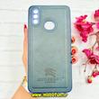 قاب گوشی Galaxy A10S سامسونگ اورجینال برند BURBERRY 2026 طرح دوخت HARD چرمی محافظ لنزدار سرمه ای کد 91026