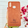 قاب گوشی Galaxy A10S سامسونگ اورجینال برند BURBERRY 2026 طرح دوخت HARD چرمی محافظ لنزدار عسلی کد 91027