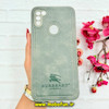 قاب گوشی Galaxy A11 / Galaxy M11 سامسونگ اورجینال برند BURBERRY 2026 طرح دوخت HARD چرمی محافظ لنزدار خاکستری کد 91030