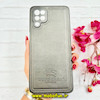 قاب گوشی Galaxy A12 / Galaxy M12 سامسونگ اورجینال برند BURBERRY 2026 طرح دوخت HARD چرمی محافظ لنزدار مشکی کد 91032