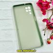 قاب گوشی Galaxy A12 / Galaxy M12 سامسونگ اورجینال برند BURBERRY 2026 طرح دوخت HARD چرمی محافظ لنزدار خاکستری کد 91033