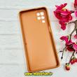 قاب گوشی Galaxy A12 / Galaxy M12 سامسونگ اورجینال برند BURBERRY 2026 طرح دوخت HARD چرمی محافظ لنزدار عسلی کد 91035