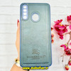 قاب گوشی Galaxy A20S سامسونگ اورجینال برند BURBERRY 2026 طرح دوخت HARD چرمی محافظ لنزدار سرمه ای کد 91045