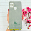 قاب گوشی Galaxy A21S سامسونگ اورجینال برند BURBERRY 2026 طرح دوخت HARD چرمی محافظ لنزدار خاکستری کد 91049