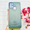 قاب گوشی Galaxy A21S سامسونگ اورجینال برند BURBERRY 2026 طرح دوخت HARD چرمی محافظ لنزدار سرمه ای کد 91050