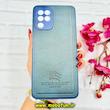 قاب گوشی Galaxy A22 4G / Galaxy M32 4G سامسونگ اورجینال برند BURBERRY 2026 طرح دوخت HARD چرمی محافظ لنزدار سرمه ای کد 91055