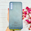 قاب گوشی Galaxy A30S / Galaxy A50S / Galaxy A50 سامسونگ اورجینال برند BURBERRY 2026 طرح دوخت HARD چرمی محافظ لنزدار سرمه ای کد 91069