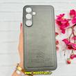 قاب گوشی Galaxy A55 سامسونگ اورجینال برند BURBERRY 2026 طرح دوخت HARD چرمی محافظ لنزدار مشکی کد 91074