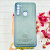 قاب گوشی Redmi Note 8 / Redmi Note 8 2021 شیائومی اورجینال برند BURBERRY 2026 طرح دوخت HARD چرمی محافظ لنزدار سرمه ای کد 91081