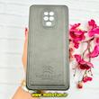 قاب گوشی Redmi Note 9S / Redmi Note 9 Pro شیائومی اورجینال برند BURBERRY 2026 طرح دوخت HARD چرمی محافظ لنزدار مشکی کد 91084