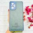 قاب گوشی Redmi Note 10 Pro 4G / Redmi Note 10 Pro Max شیائومی اورجینال برند BURBERRY 2026 طرح دوخت HARD چرمی محافظ لنزدار سرمه ای کد 91091