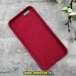 قاب گوشی iPhone 6 Plus / iPhone 6s Plus آیفون سیلیکونی اورجینال پاک کنی درجه یک زیربسته قرمز تیره کد 91099