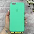 قاب گوشی iPhone 6 Plus / iPhone 6s Plus آیفون سیلیکونی اورجینال پاک کنی درجه یک زیربسته سبزآبی کد 91115