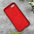 قاب گوشی iPhone 7 / iPhone 8 / iPhone SE 2020 / iPhone SE 2022 آیفون سیلیکونی اورجینال پاک کنی درجه یک زیربسته قرمز تیره کد 91117