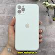 قاب گوشی iPhone 11 Pro Max آیفون سیلیکونی اورجینال پاک کنی درجه یک محافظ لنزدار زیربسته سفید کد 91125