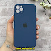 قاب گوشی iPhone 11 Pro Max آیفون سیلیکونی اورجینال پاک کنی درجه یک محافظ لنزدار زیربسته آبی تیره کد 91131