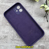 قاب گوشی iPhone 12 آیفون سیلیکونی اورجینال پاک کنی درجه یک محافظ لنزدار زیربسته ارغوانی کد 91149