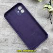 قاب گوشی iPhone 12 آیفون سیلیکونی اورجینال پاک کنی درجه یک محافظ لنزدار زیربسته ارغوانی کد 91149