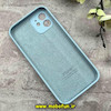 قاب گوشی iPhone 12 آیفون سیلیکونی اورجینال پاک کنی درجه یک محافظ لنزدار زیربسته آبی روشن کد 91152