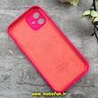 قاب گوشی iPhone 12 آیفون سیلیکونی اورجینال پاک کنی درجه یک محافظ لنزدار زیربسته صورتی فانتزی کد 91160