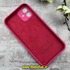 قاب گوشی iPhone 12 آیفون سیلیکونی اورجینال پاک کنی درجه یک محافظ لنزدار زیربسته سرخابی کد 91161