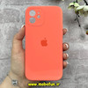 قاب گوشی iPhone 12 آیفون سیلیکونی اورجینال پاک کنی درجه یک محافظ لنزدار زیربسته مرجانی کد 91162