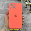 قاب گوشی iPhone 15 آیفون سیلیکونی اورجینال پاک کنی درجه یک محافظ لنزدار زیربسته مرجانی کد 91177