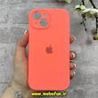 قاب گوشی iPhone 15 آیفون سیلیکونی اورجینال پاک کنی درجه یک محافظ لنزدار زیربسته مرجانی کد 91177