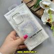 قاب گوشی iPhone 16 Pro آیفون اورجینال یونیک کیس Unique Case لاکچری شفاف نگین دار کرومی طرح قلبی کد 91362