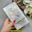 قاب گوشی iPhone 16 Pro آیفون اورجینال یونیک کیس Unique Case لاکچری شفاف نگین دار کرومی طرح پروانه کد 91363