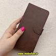 کیف گوشی Galaxy A24 سامسونگ مگنتی طرح چرم کتابی محافظ لنزدار قهوه ای کد 91400