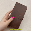 کیف گوشی Galaxy A35 سامسونگ مگنتی طرح چرم کتابی محافظ لنزدار بنددار قهوه ای کد 91406