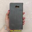 کیف گوشی Galaxy A7 2017 / A720 سامسونگ مگنتی طرح چرم کتابی بنددار خاکستری کد 91422